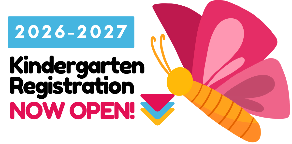 image of students and butterfly